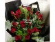 Red Roses With Eucalyptus Bouquet