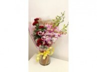 Carnation and Orchid Bouquet