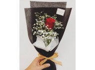 Single Rose Bouquet