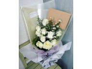 White Roses Bouquet